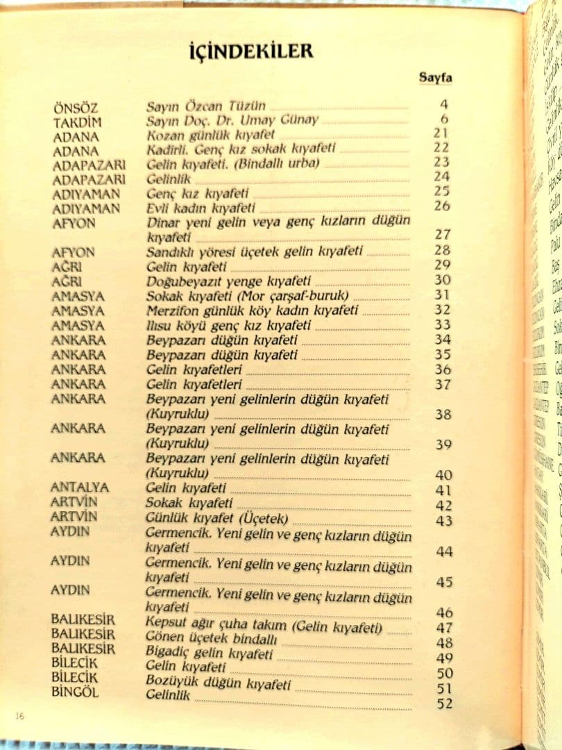 トルコ女性の民族衣装【古書】