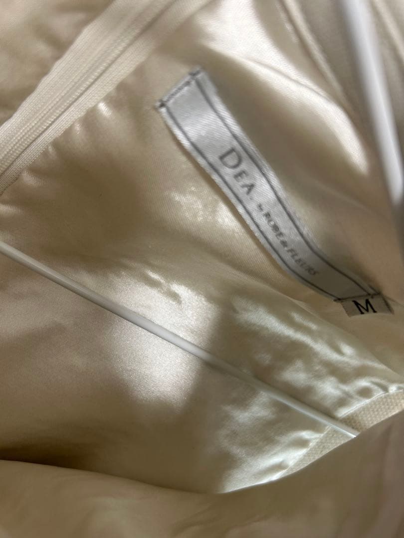 DEA ローブドフルール ドレス キャバ ミニ ノースリーブ アイボリー