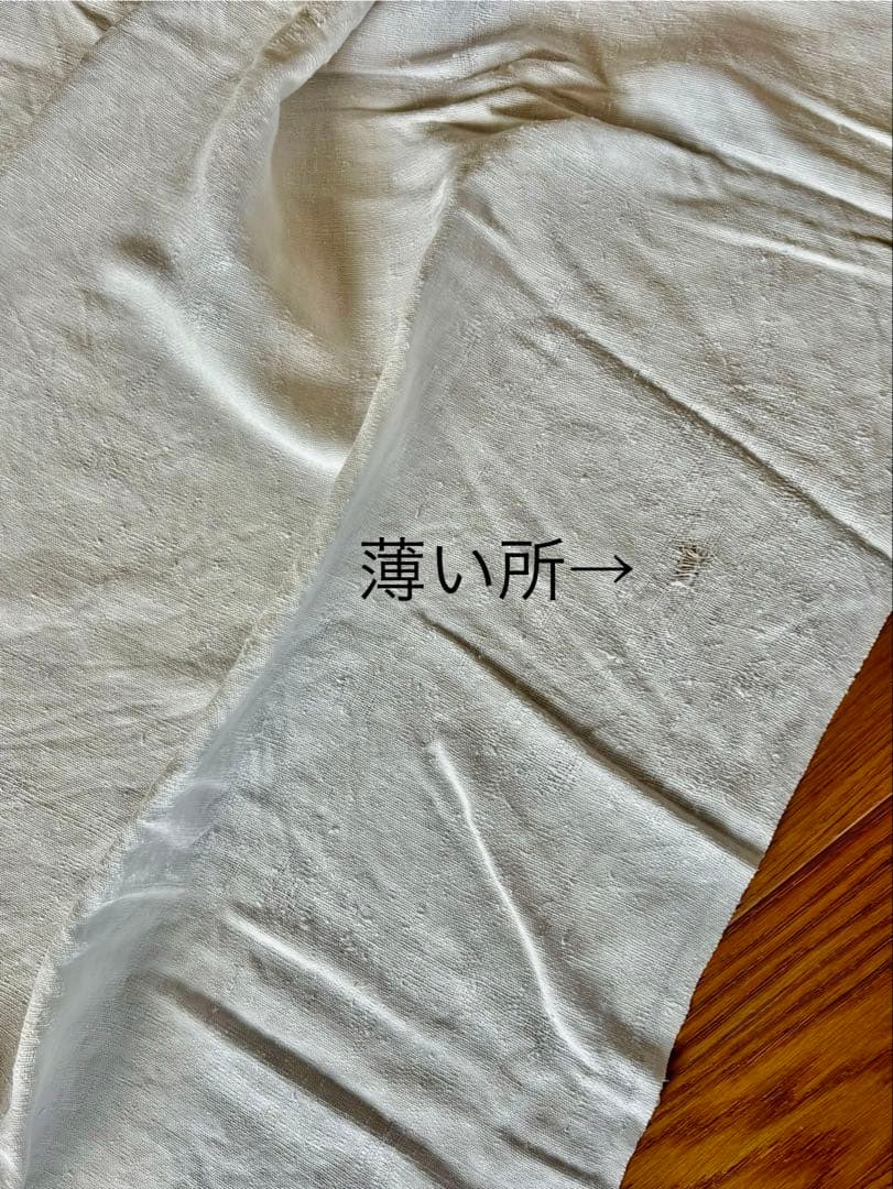 フランスアンティーク 19世紀のリネンシーツ 1800✖️2500 風合い柔らか