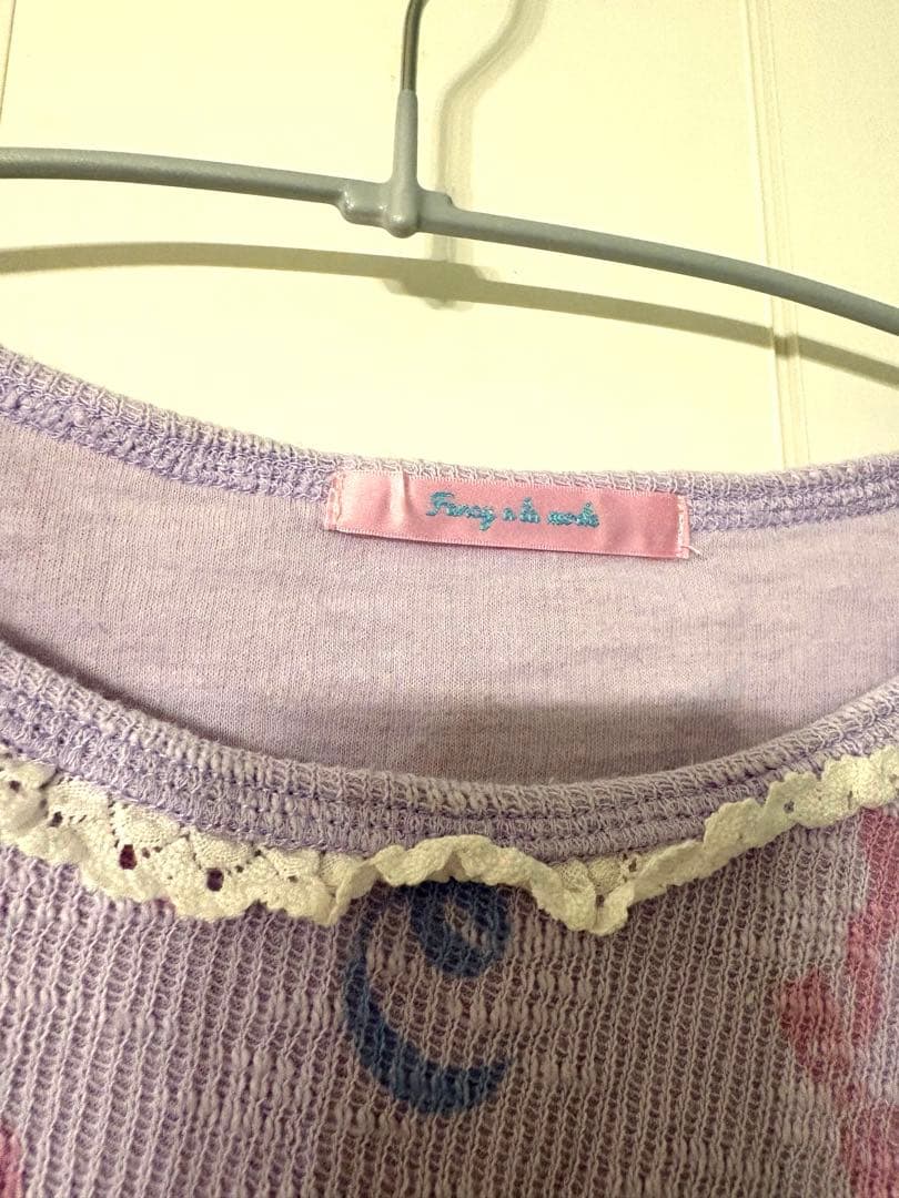 ファンシーアラモード　トップス　パーティ　長袖　パステル　りぼん　リボン