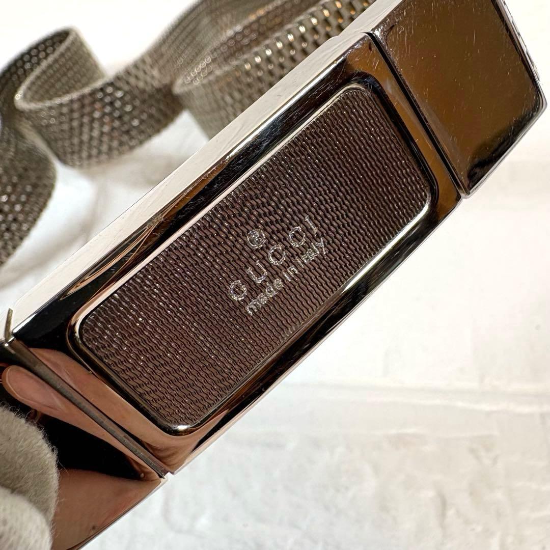 GUCCI グッチ メッシュベルト シルバー ヴィンテージ