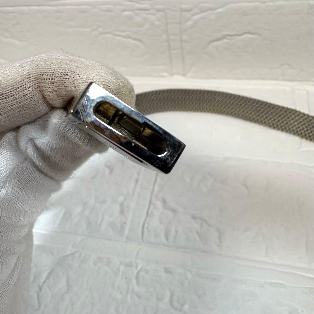 GUCCI グッチ メッシュベルト シルバー ヴィンテージ