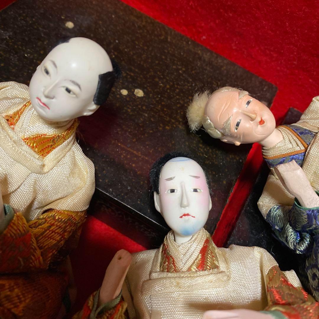 雛祭り　古い雛人形　１５体　お道具も　小さな　芥子雛　明治　大正戦前