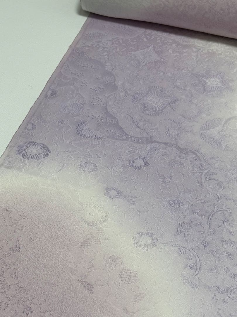 即*♡様 皇室献上 寿光織　小紋　ぼかし染め　秋野好春　新品未使用　反物　着物