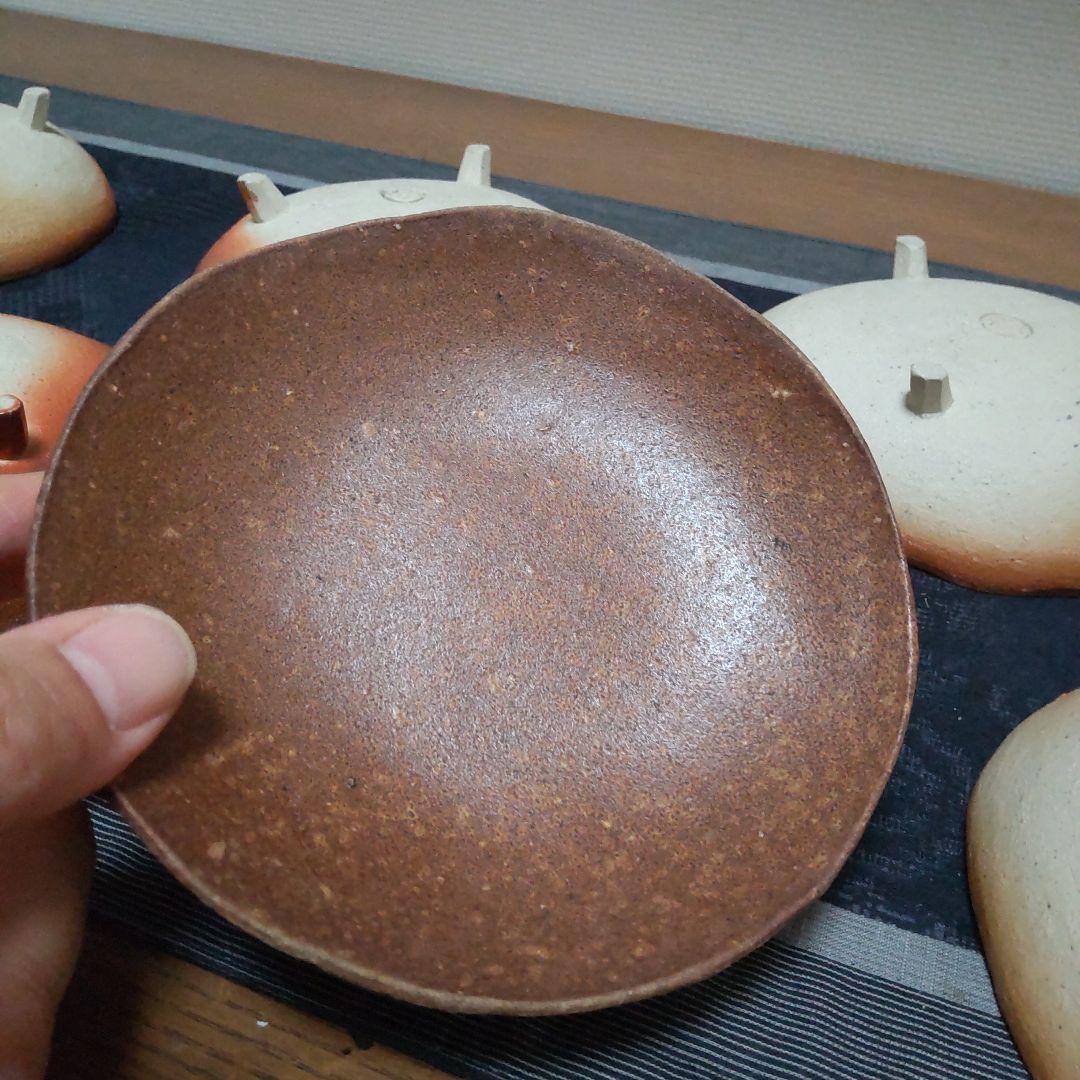 ミッ脚 鉢 8ケ 備前焼