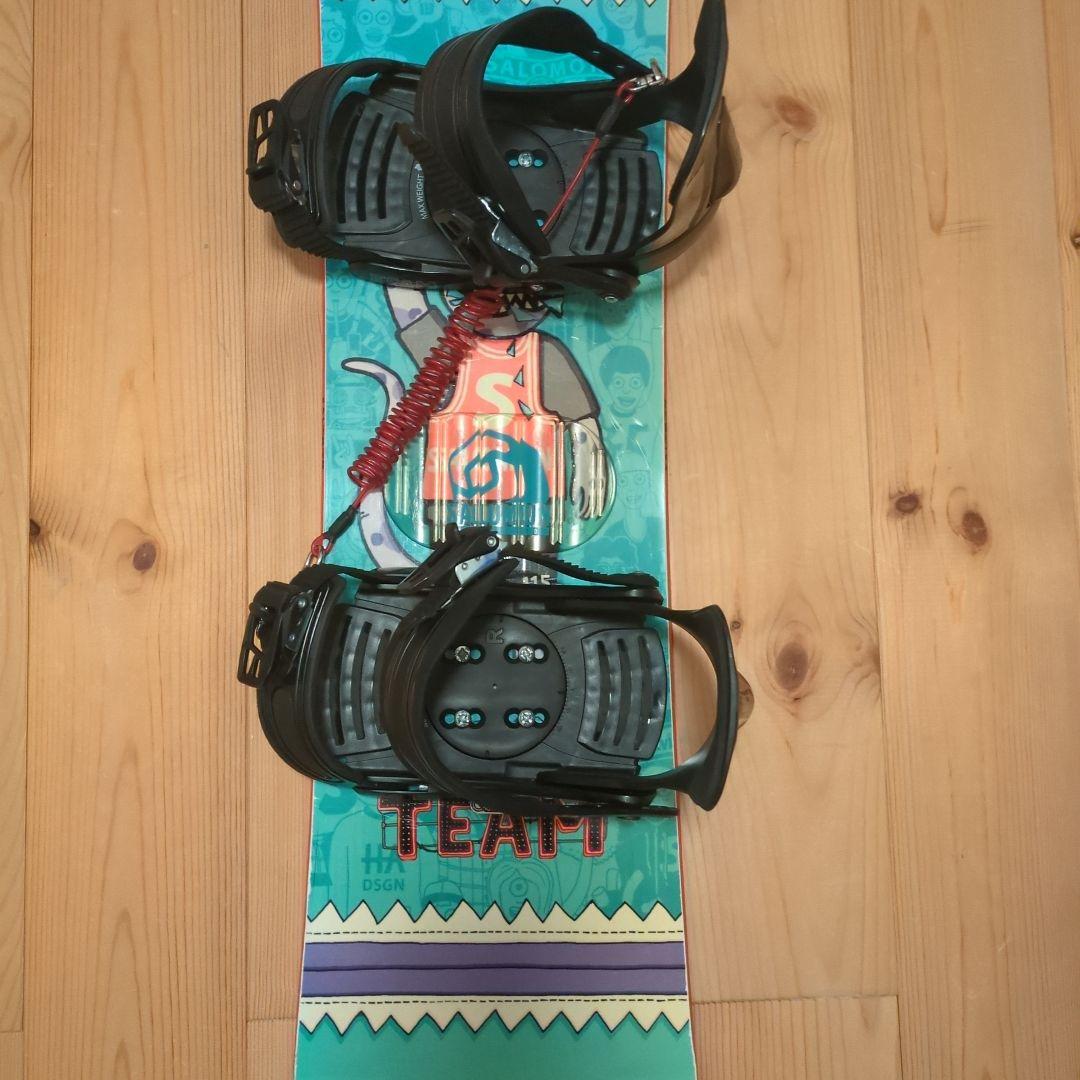 SALOMON 子ども用スノーボード バインディング付き 115cm