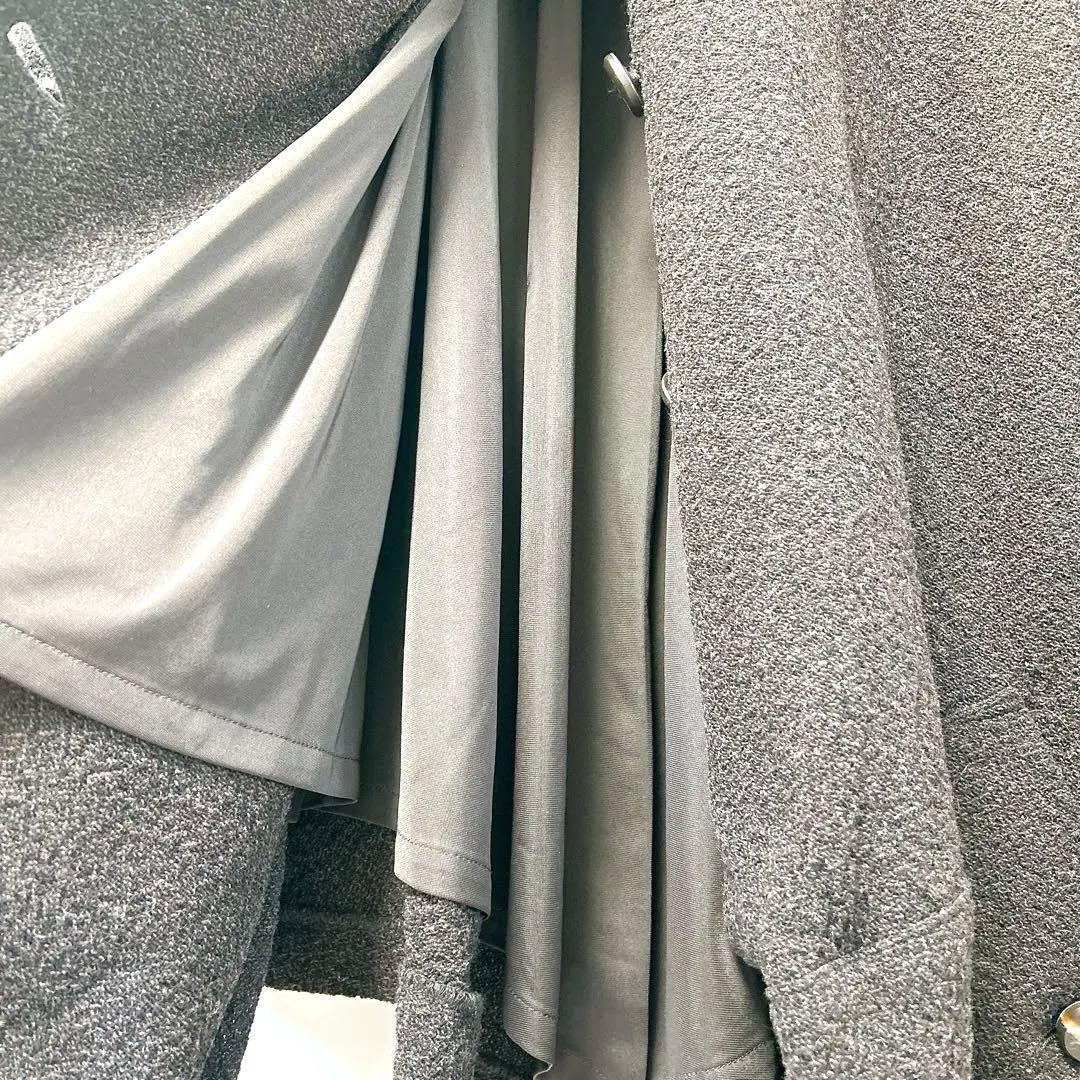 【極美品】慈雨 ジウ センソユニコ 変型ジャケット アシンメトリー L 40 黒