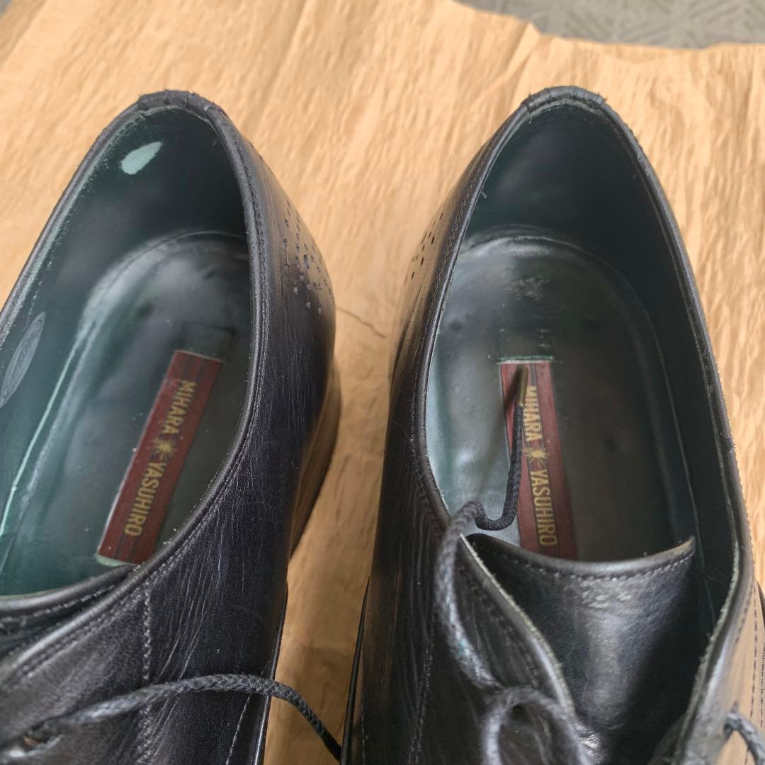 ミハラヤスヒロ ストレートチップ 革靴 25