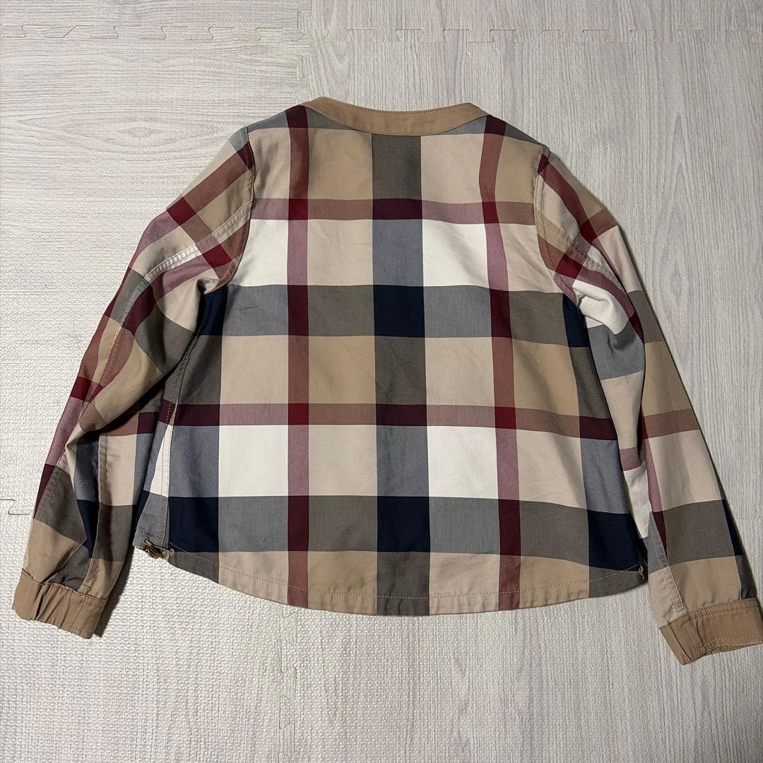 ブルーレーベルクレストブリッジ リバーシブル ブルゾン メガチェック