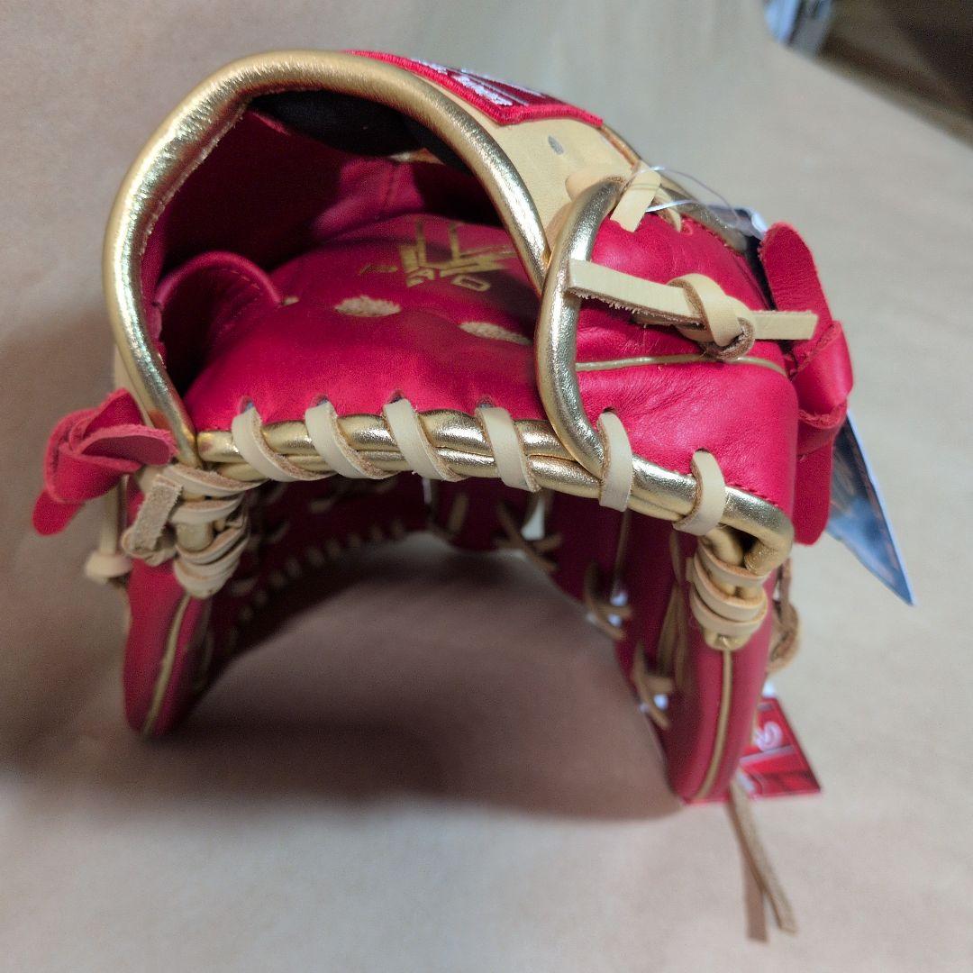 ローリングス:左投げ:大人用:軟式用グラブ:11.75インチ:色:スカーレット他