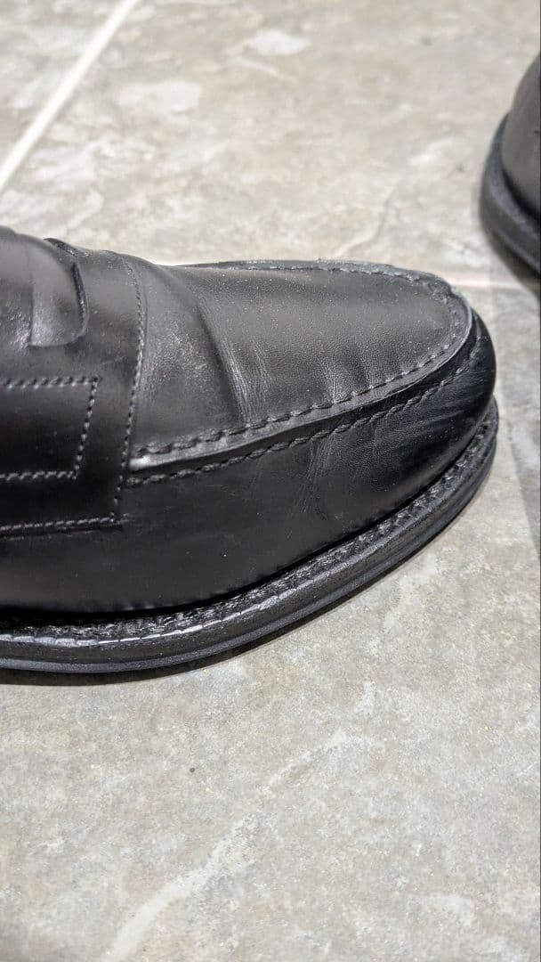 ジャランスリウァヤ　ブラックレザー ローファー 　8 1/2