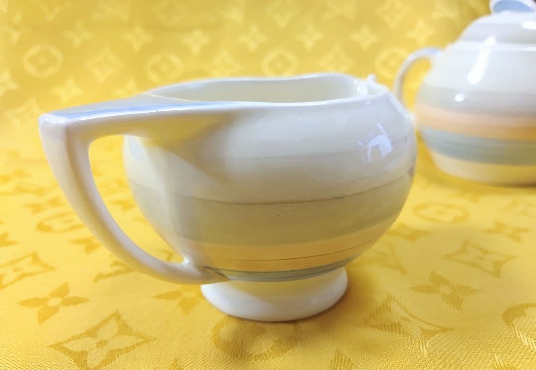 スージークーパー クリーマーとシュガーポット ウェディングリング ２点セット