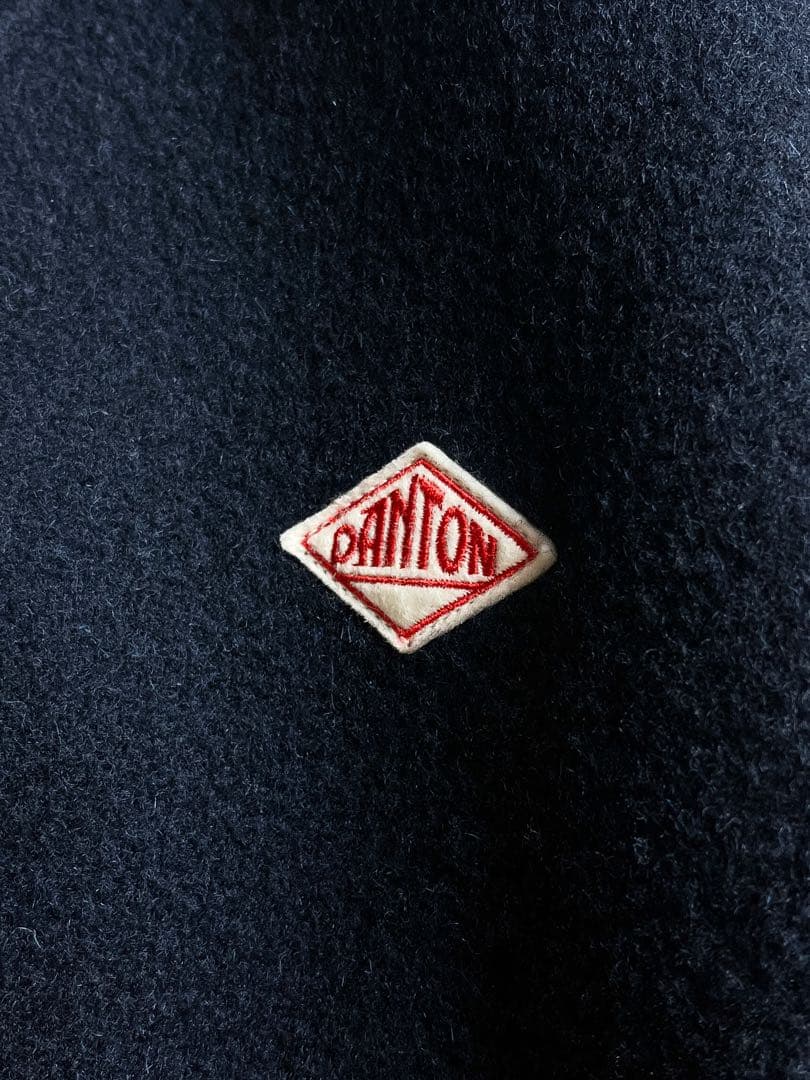 【DANTON】ダントン モッサウール ノーカラージャケット ネイビー 40