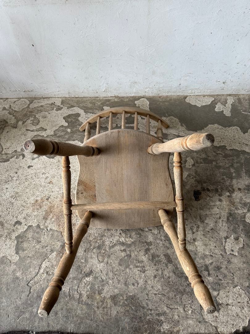 ビンテージ　ダイニングチェア　カフェチェア　剥離加工　no4