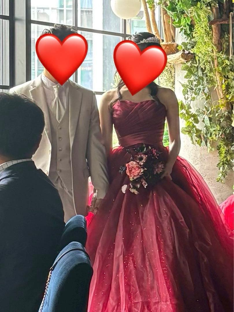 【クリーニング済み】パニエ&ドレスカバー付きcocomelody 7号