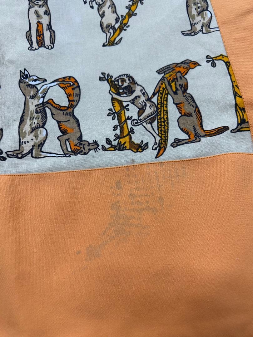 HERMES テーブルクロス 動物柄