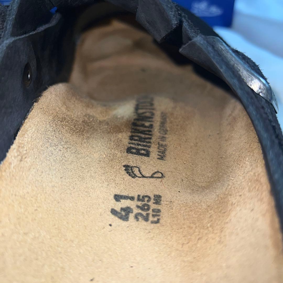 BIRKENSTOCK Boston スエードレザー black 41