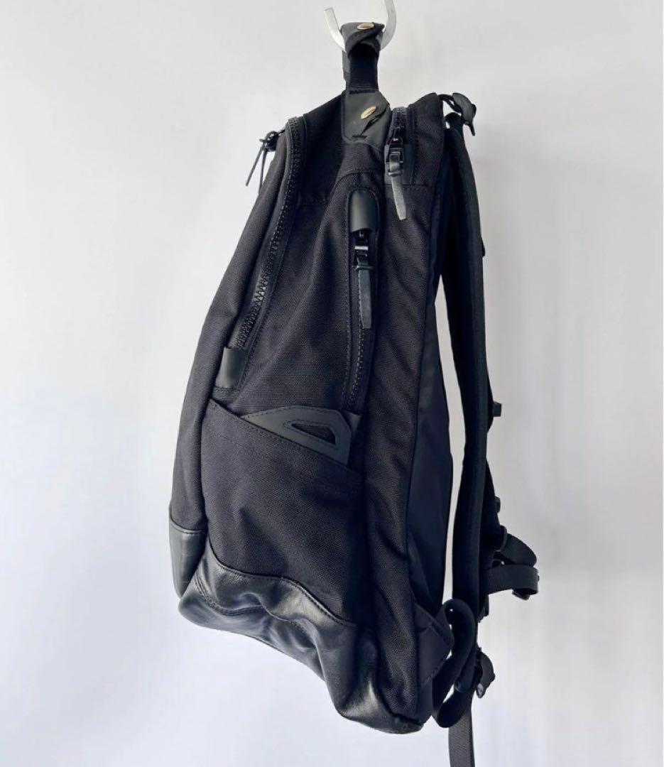 21日まで値下げ　VISVIM CORDURA20Lレザーバックパック 黒