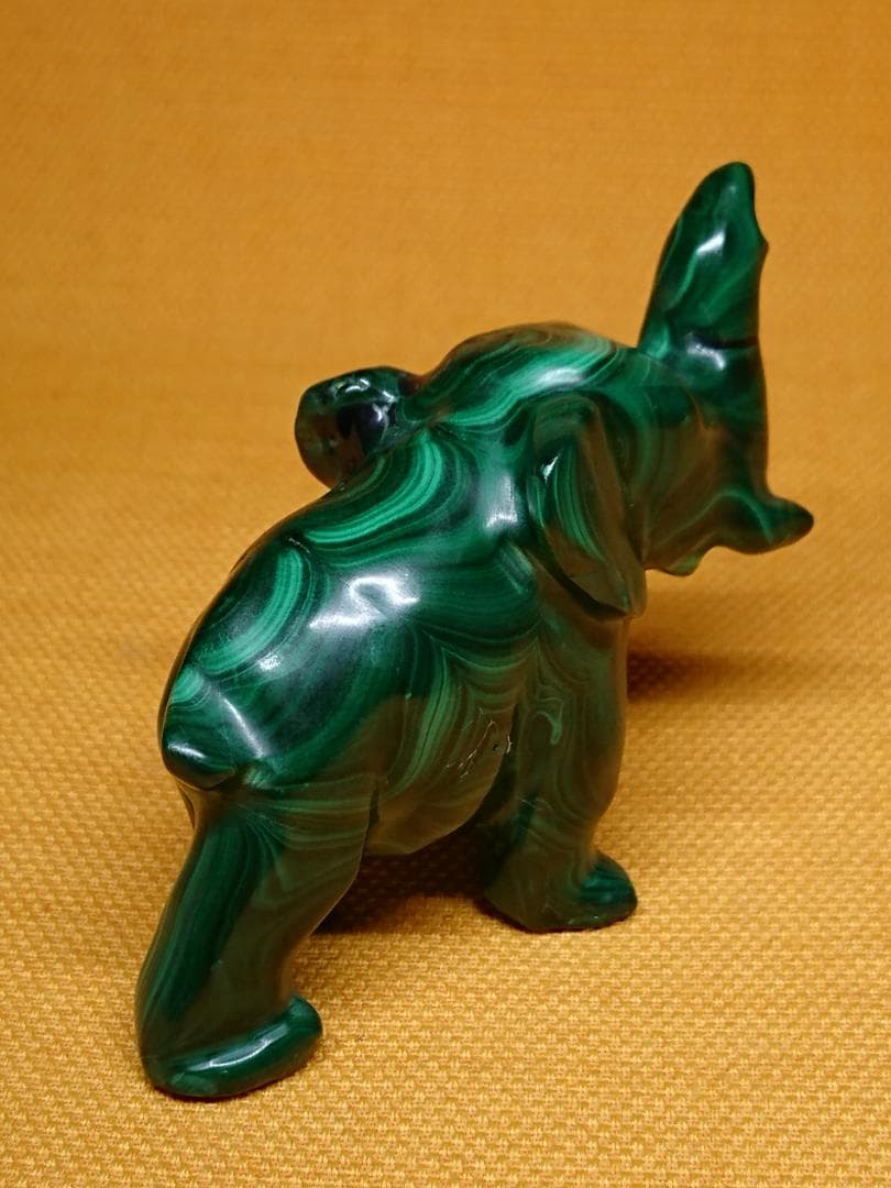 象　彫刻　天然石　彫像　オブジェ　置物　インテリア　工芸品　美術品　A1592