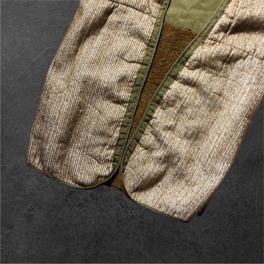 イタリア軍 ボアライナーベスト グランパコア カーキ 茶