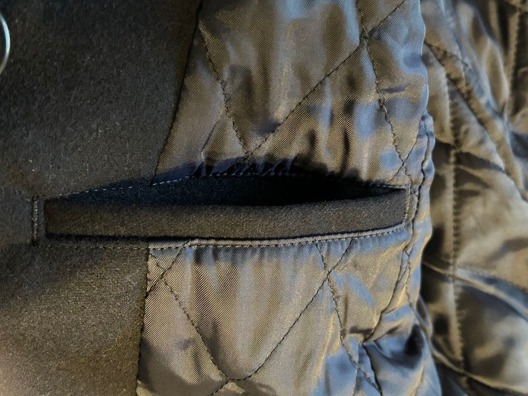 【ほぼ未使用】お値下げ中！ナイジェルケーボン 《ロングPコート》ダークネイビー