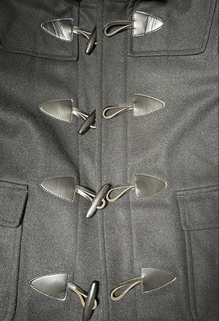 コムデギャルソンシャツ　ダッフルコート　Mサイズ　黒