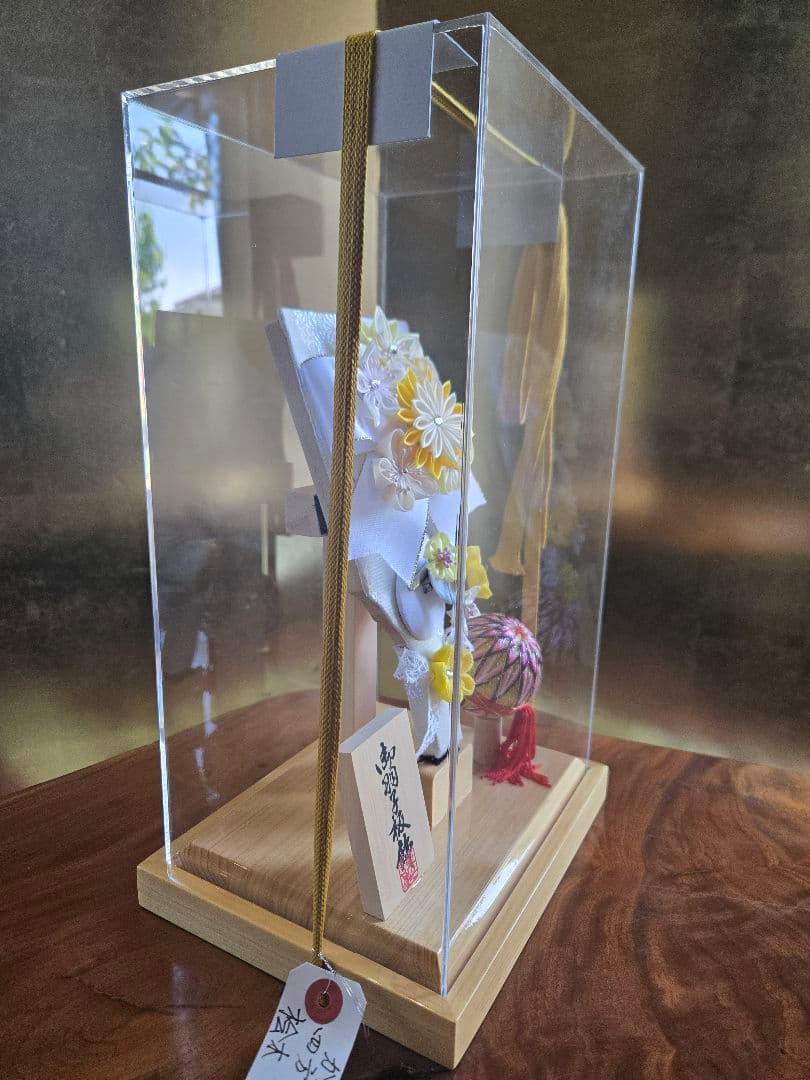 【展示品限り】正月飾り　羽子板　ケース飾り　※閉店セール　H3