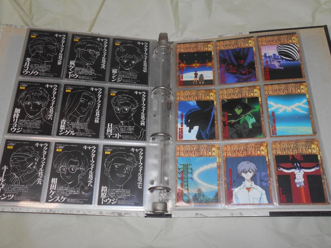 d*9様 エヴァ　トレカ　カード　まとめ　バインダー入り　ノーマルのみ　1集　版