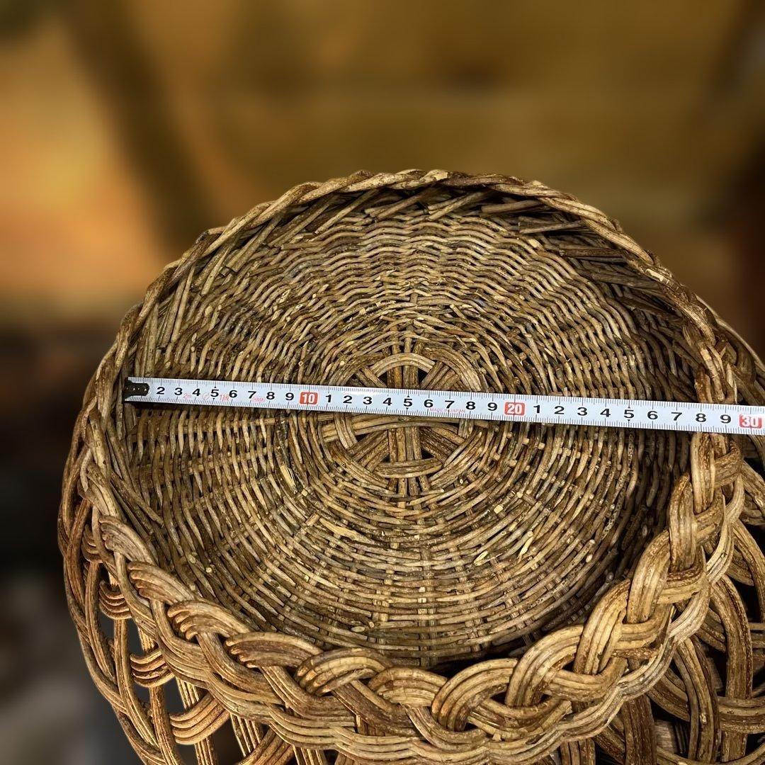 ヴィンテージ　アケビ蔓籠