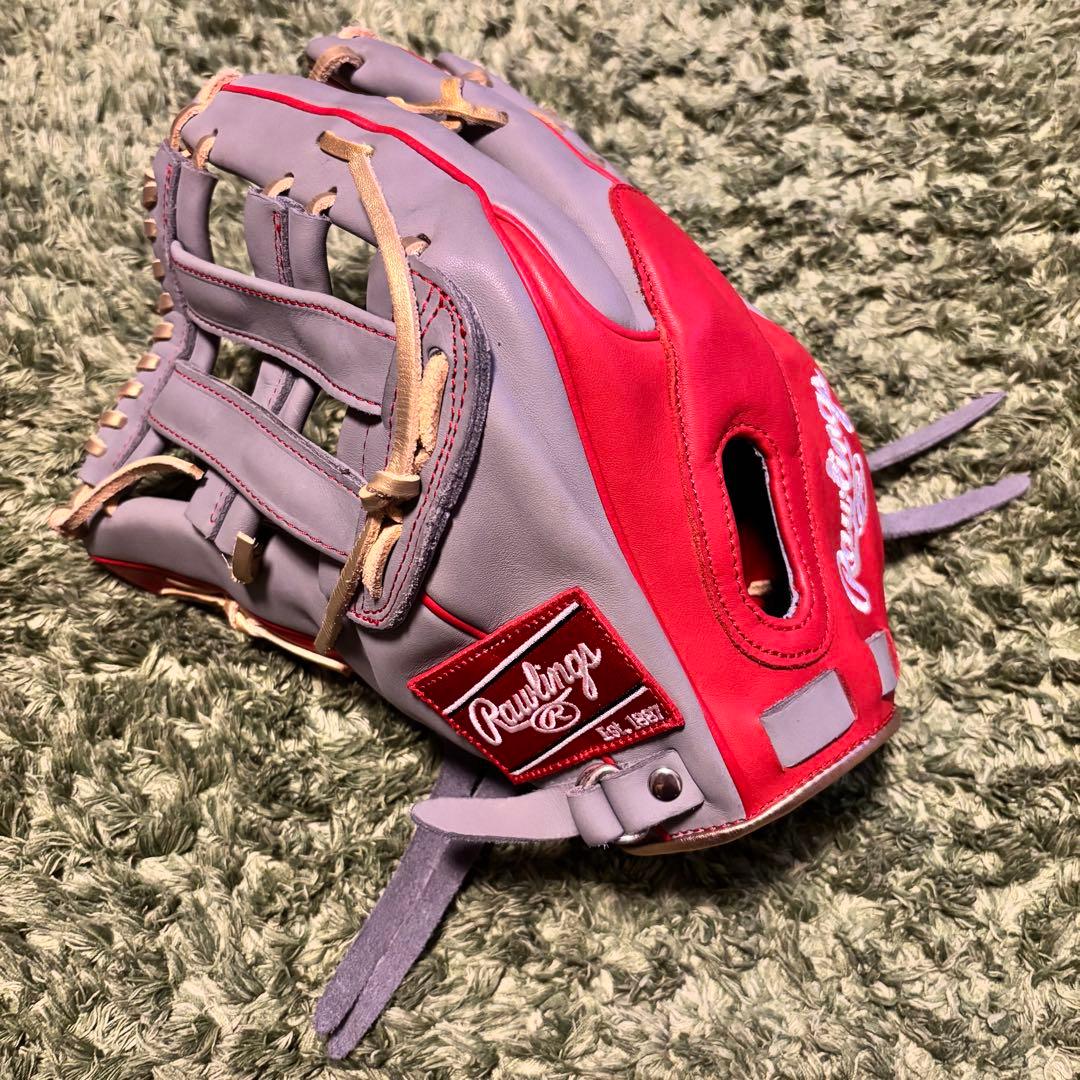 ローリングス　外野用グローブ　左投げ用　軟式　HOH GR3HMY795FW