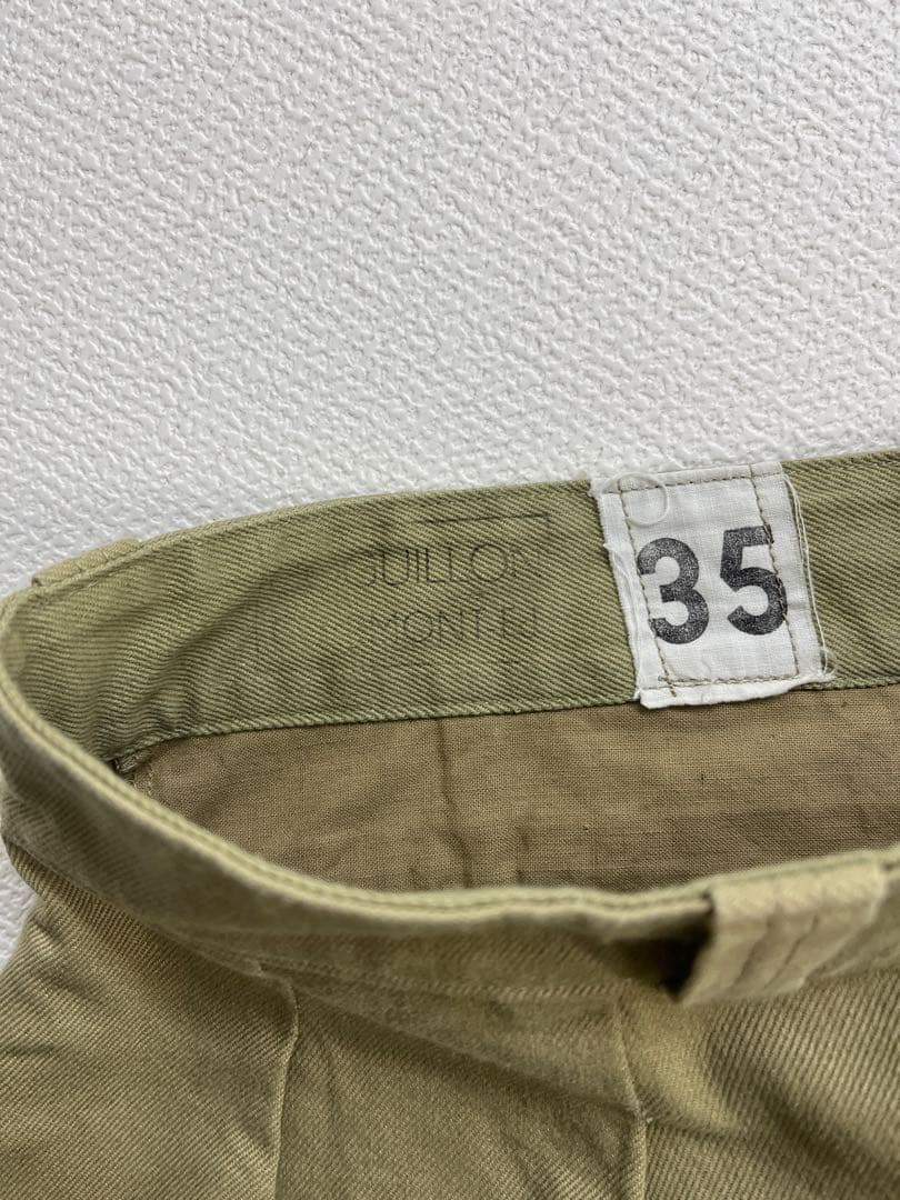 50s フランス軍　M52 後期モデル　ミリタリーチノ サイズ35