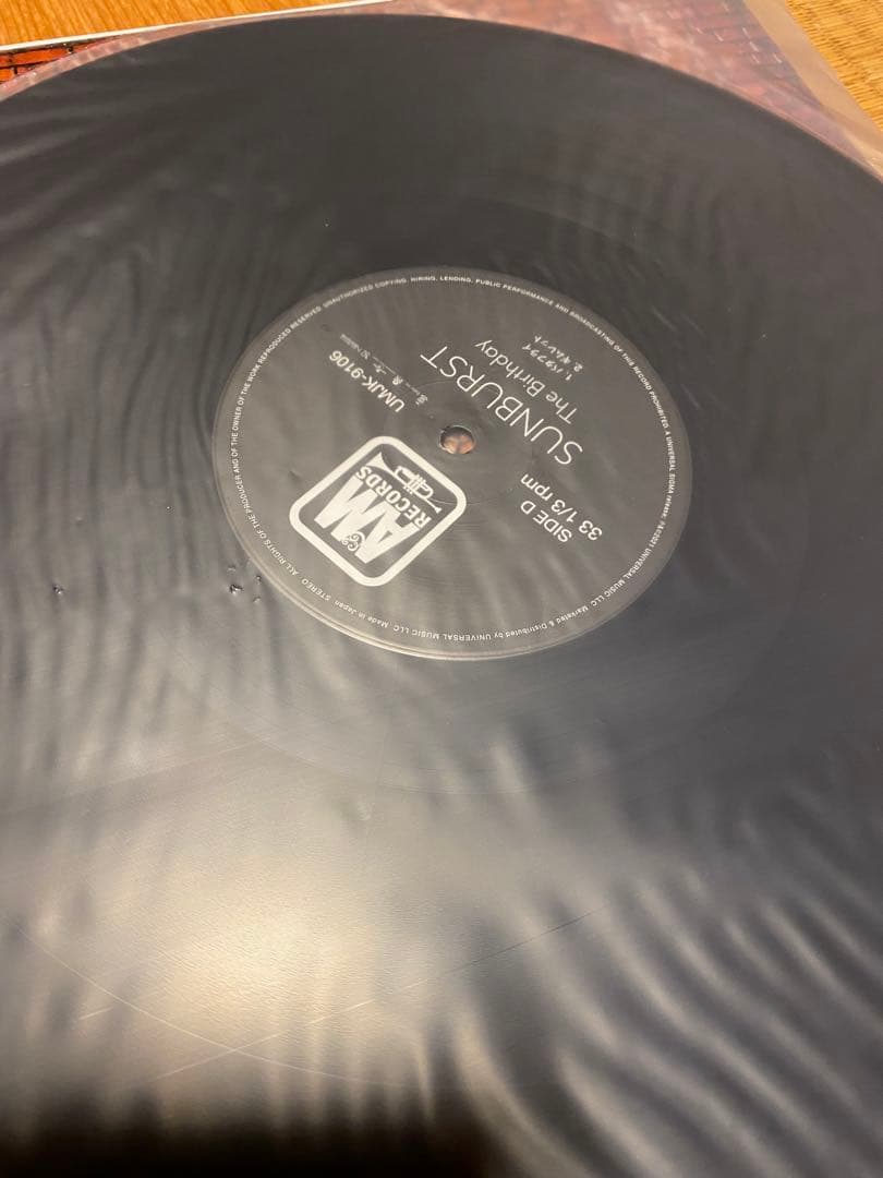 SUNBURST The Birthday レコード