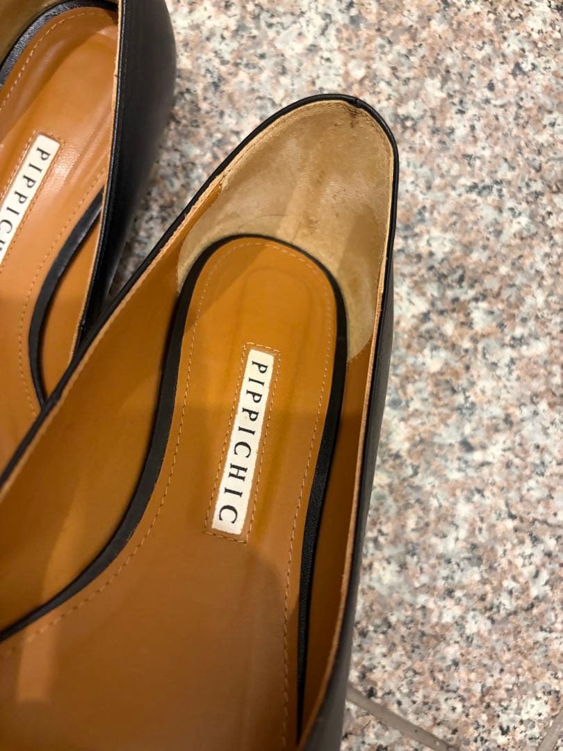 PIPPICHIC ビジュー付きフラットシューズ　ANNA