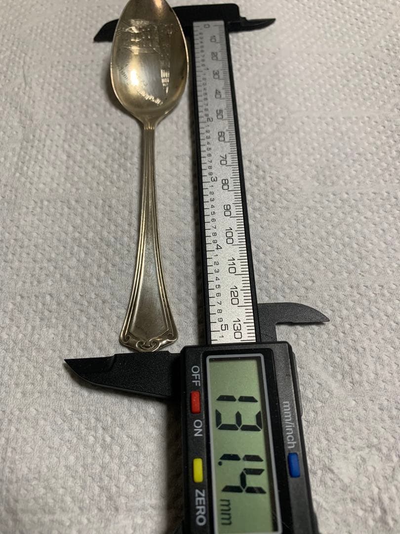 スターリング純銀925ファーストバプティスト教会 スーベニアスプーン