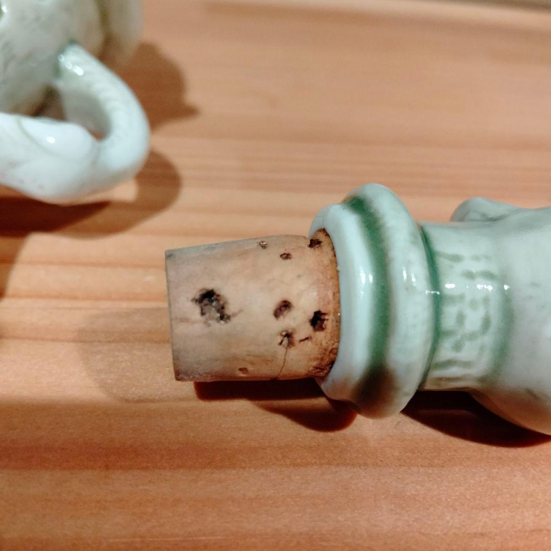 アンティーク 20s 30s スカル ドクロ 蛇 デカンタ ビンテージ ポイズン