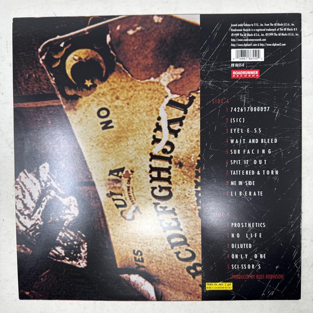 激レア Slipknot / 1999年オリジナル レコード LP