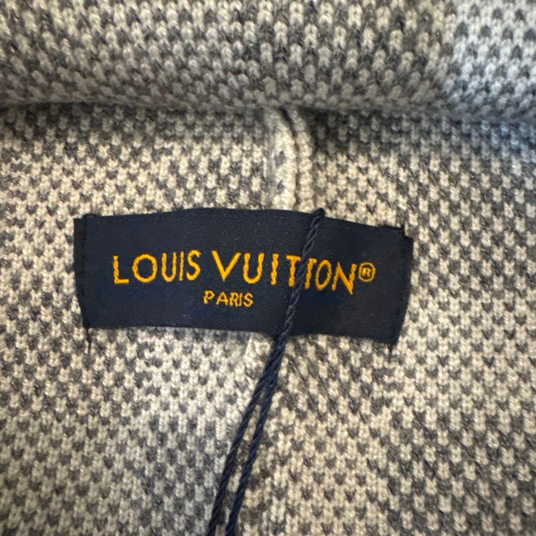 LOUIS VUITTON ダミエ ニット帽 グレー