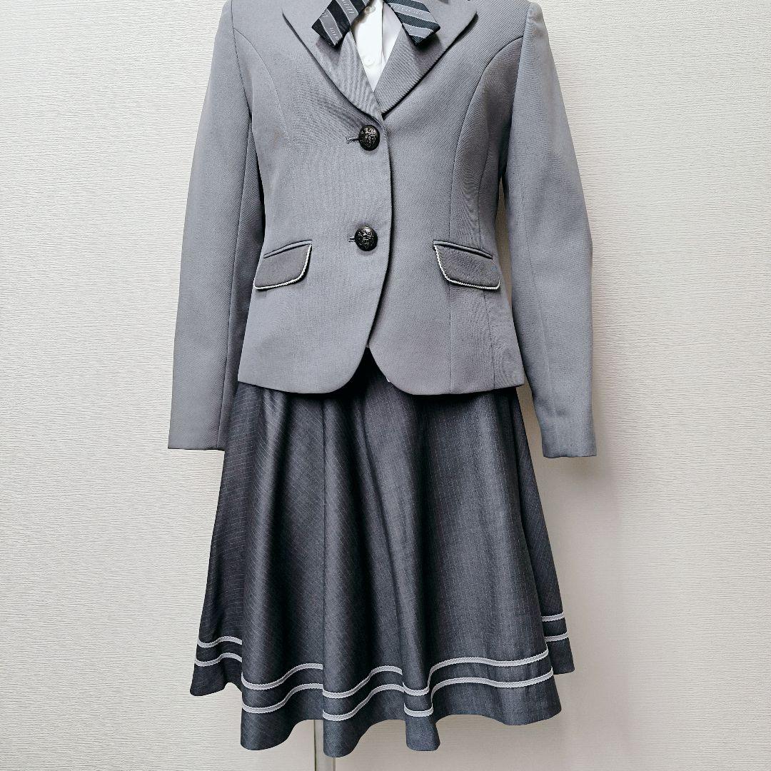 ELLE en noir セレモニースーツ　4点セット　卒業式　グレー