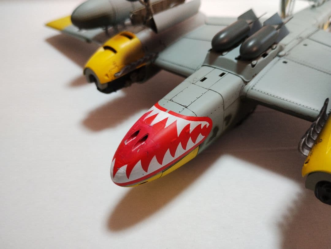 プラモデル完成機　1/48　メッサーシュミットBf110D-3