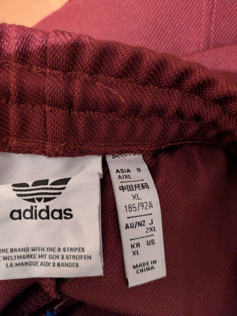 d*i様 特別出品！アディダス☆バーガンディ スウェットジャージセット