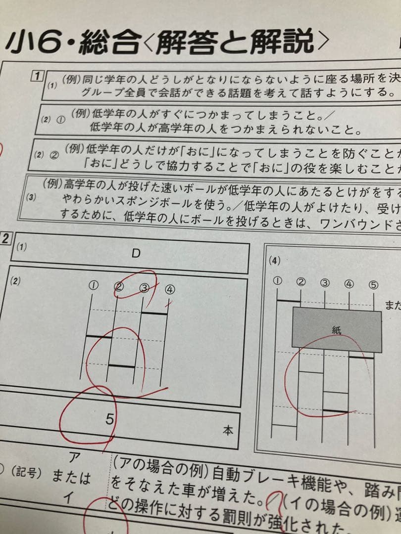 中学受験適性検査検査問題集　小6適性検査模試他