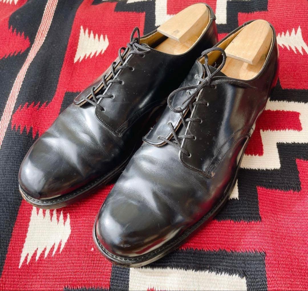 希少70s US NAVY サービスシューズ 1974年ヴィンテージ