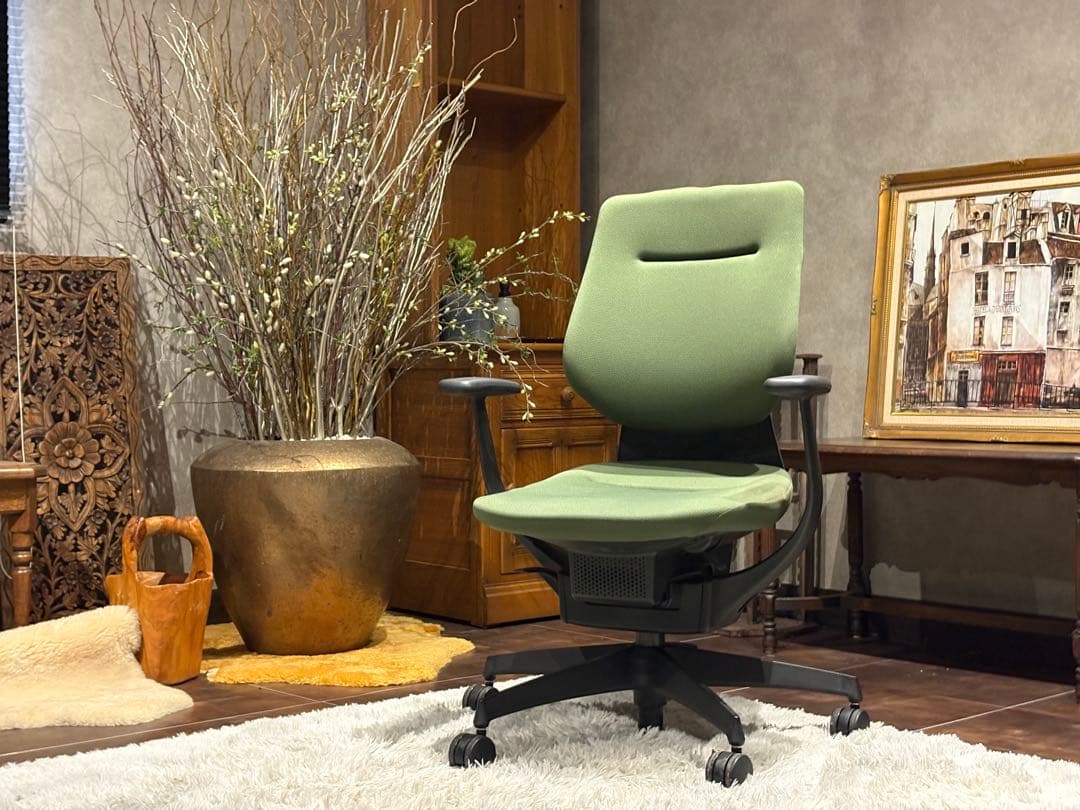 ②KOKUYO コクヨ　デスクチェア　オフィスチェア　イングチェア　H