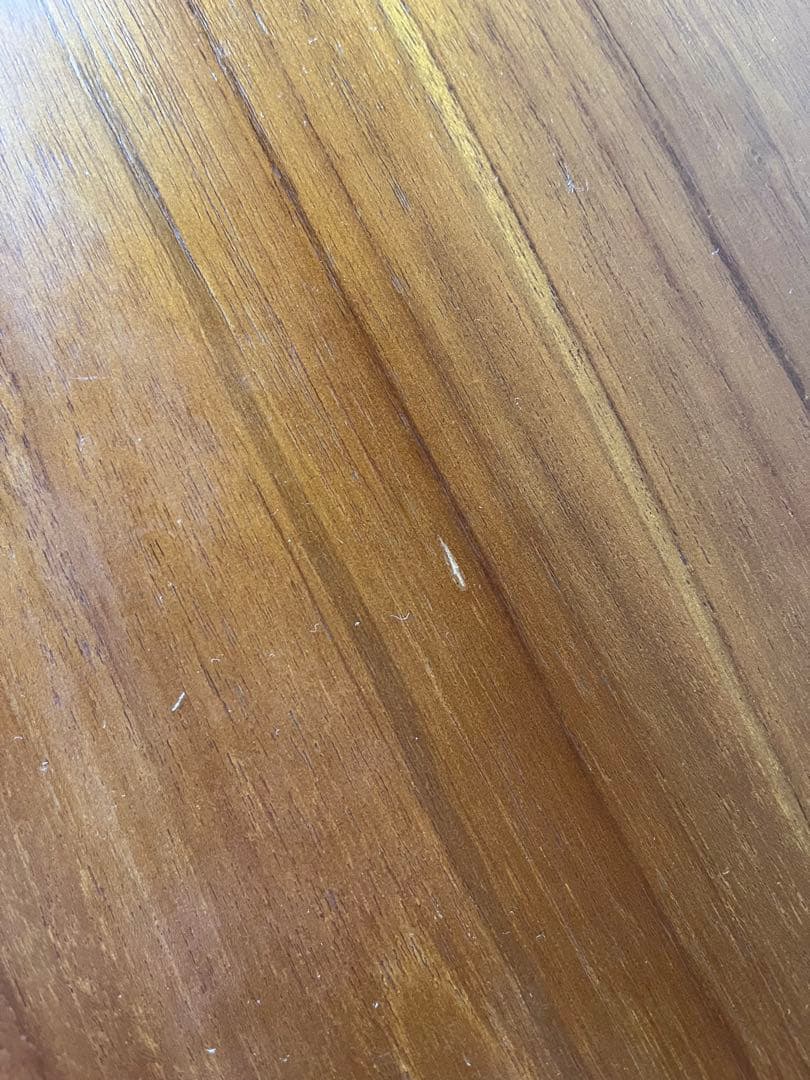 SCANTEAK 無垢材デスク チーク材 シンプル 木製机 北欧風 幅104cm