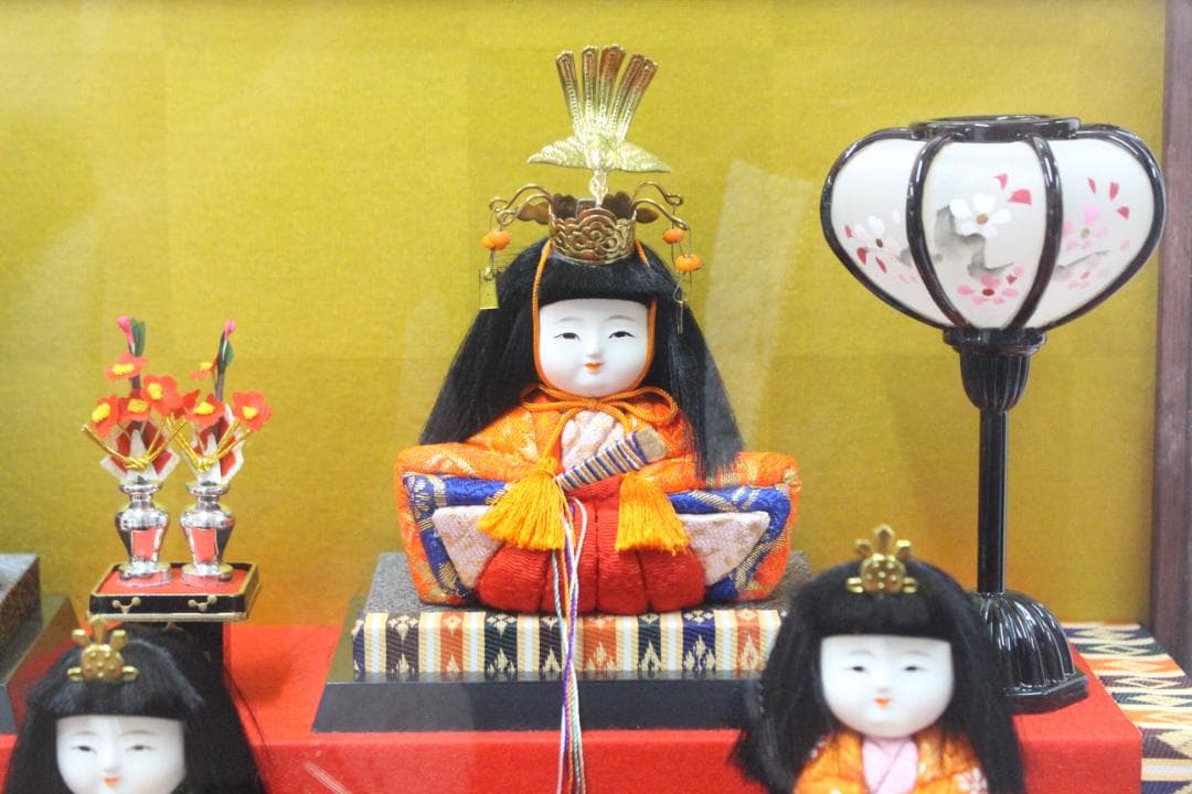 ♡まごころ雛 義光作 木目込 十五人揃 オルゴール ケース入 EE0H01027