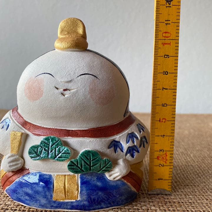 美濃焼　柔らかな表情の手作りのお雛様