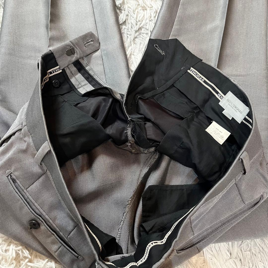 【早い者勝ち】MEN'S TENORAS スリーピース　スーツ　シルバー