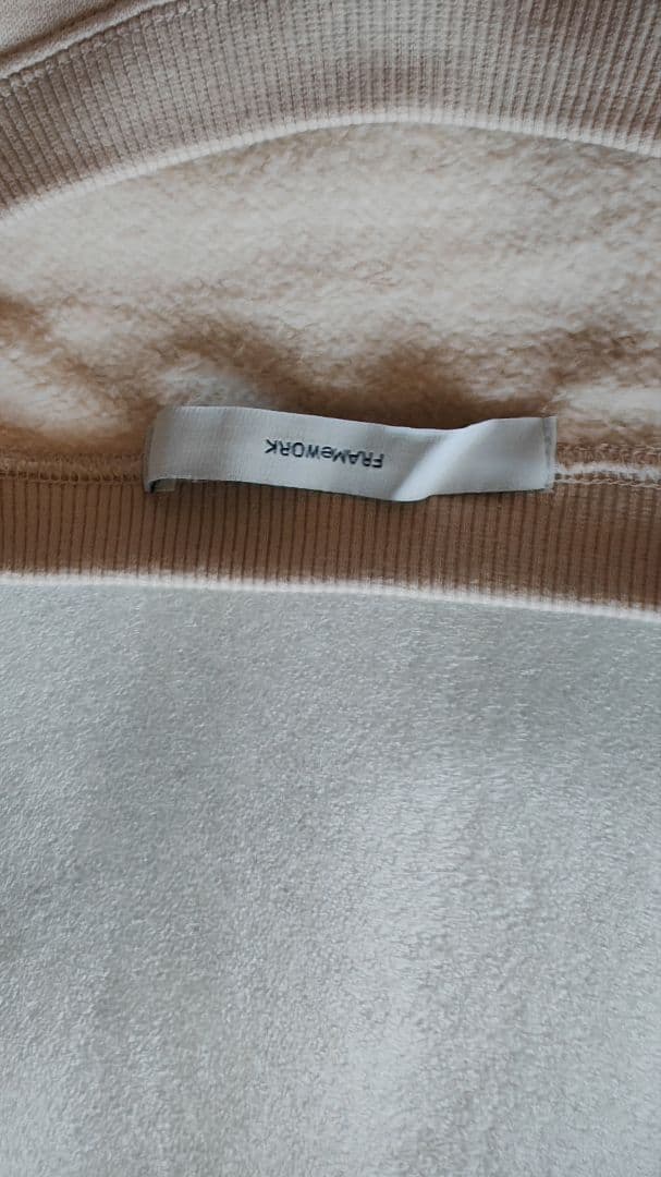 FRAMeWORK ラグランポンチョスエット ベージュ　　　　　　　　13-11