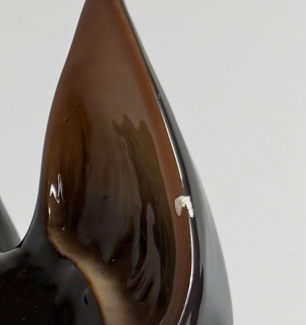 大型　ドーベルマン オブジェ　 置物 犬 陶器　ビンテージ　成犬