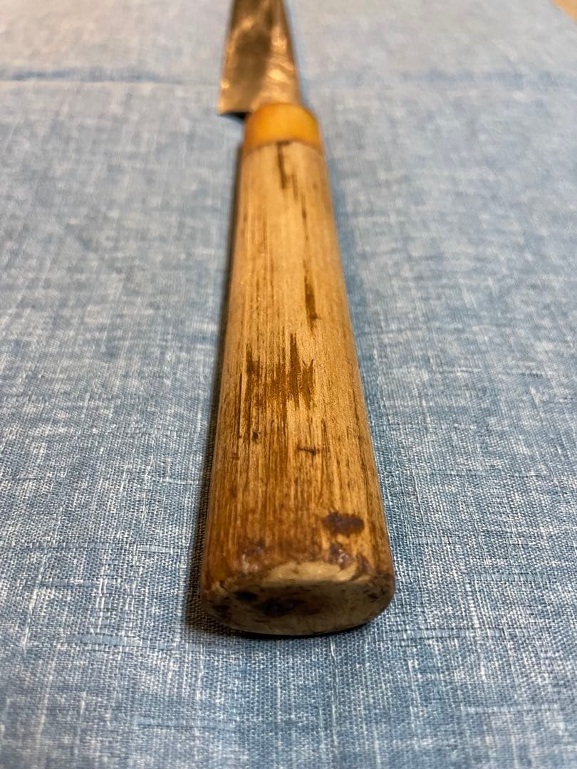 正吉　柳刃包丁 24.5センチ　水牛柄　ヴィンテージ